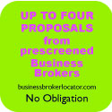 Receive up to 4 proposals from pre-screened business brokers without obligation